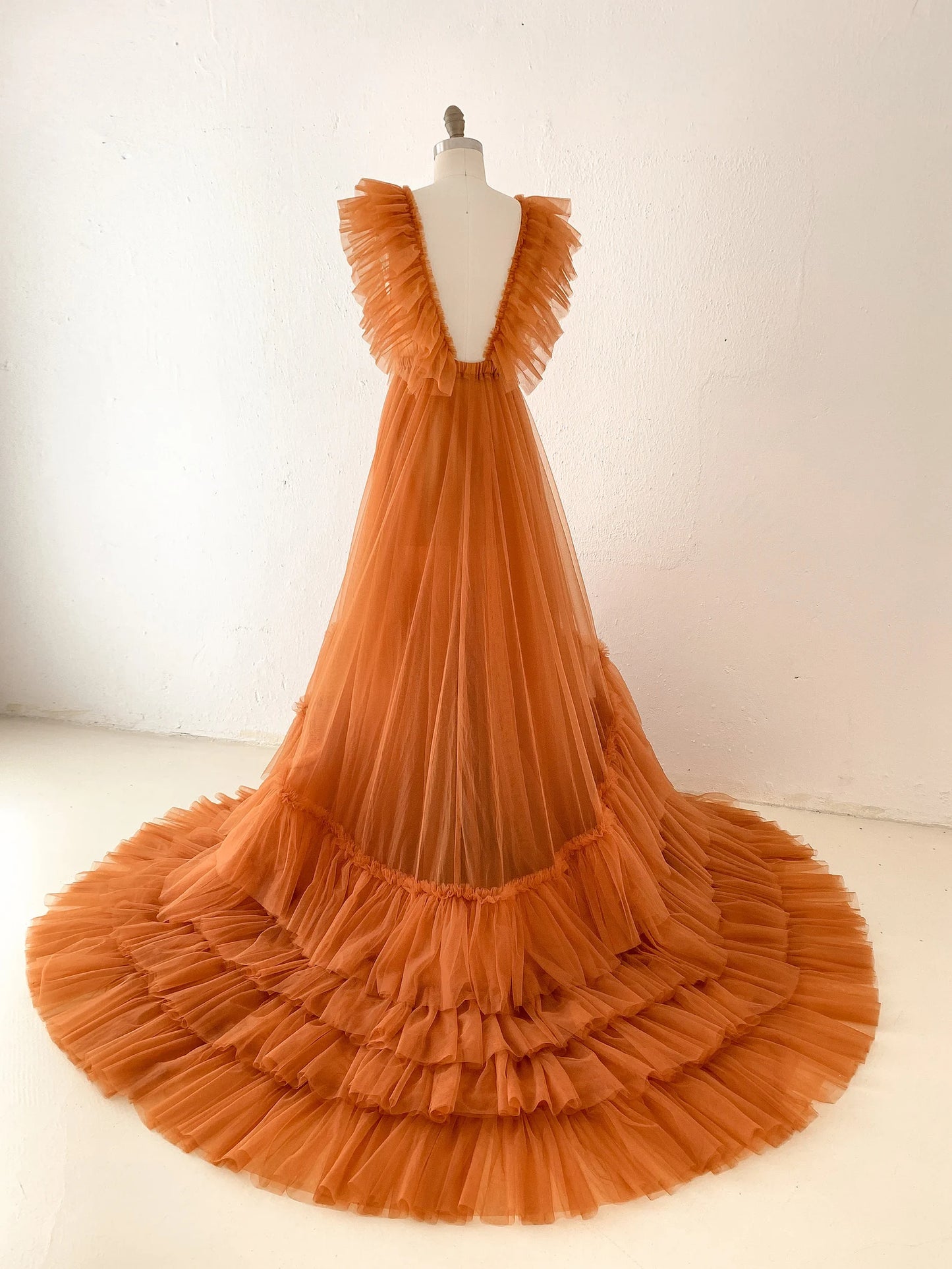 Tulle Maternity Gown