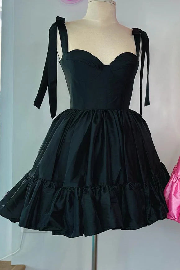 black homecoming dress