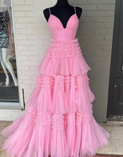 tulle formal gown