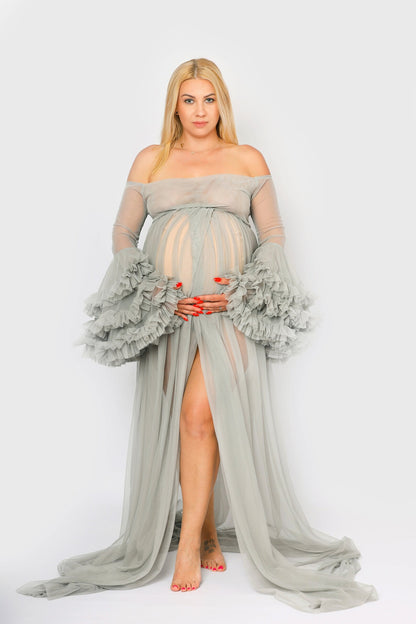 Long Maternity Dress