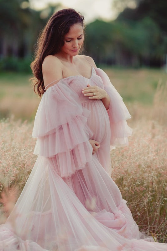 Blush Photo Shoot Dress