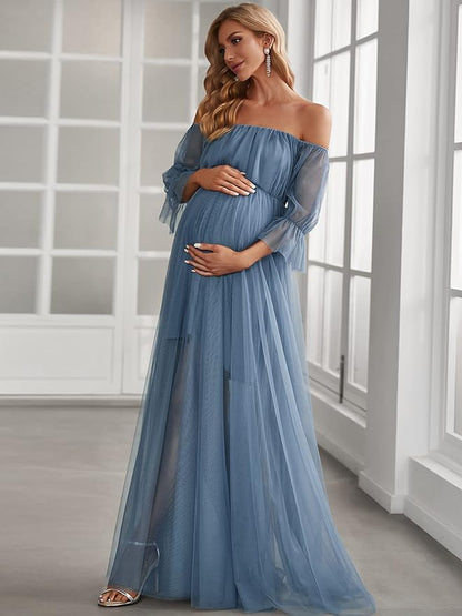 Long Maternity Gown