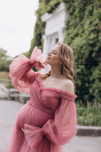 Maternity Blush Pink Dress