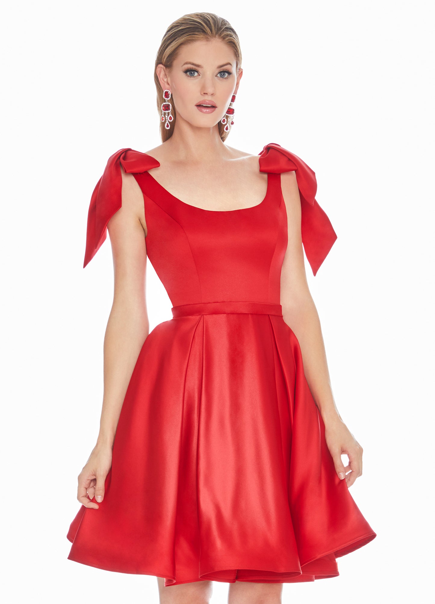 sexy red homecoming dress