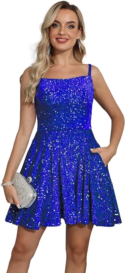 Light Blue Short Prom Dresses VMH97