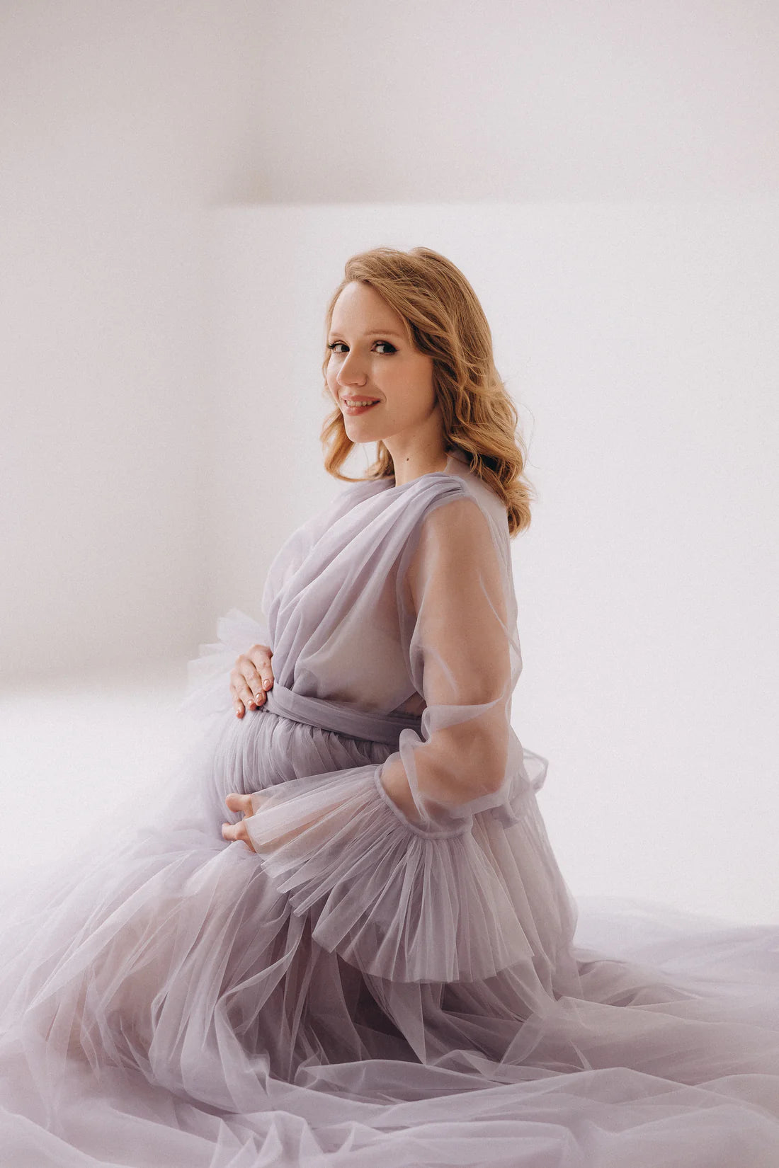 Maternity Photoshoot Dress Tulle