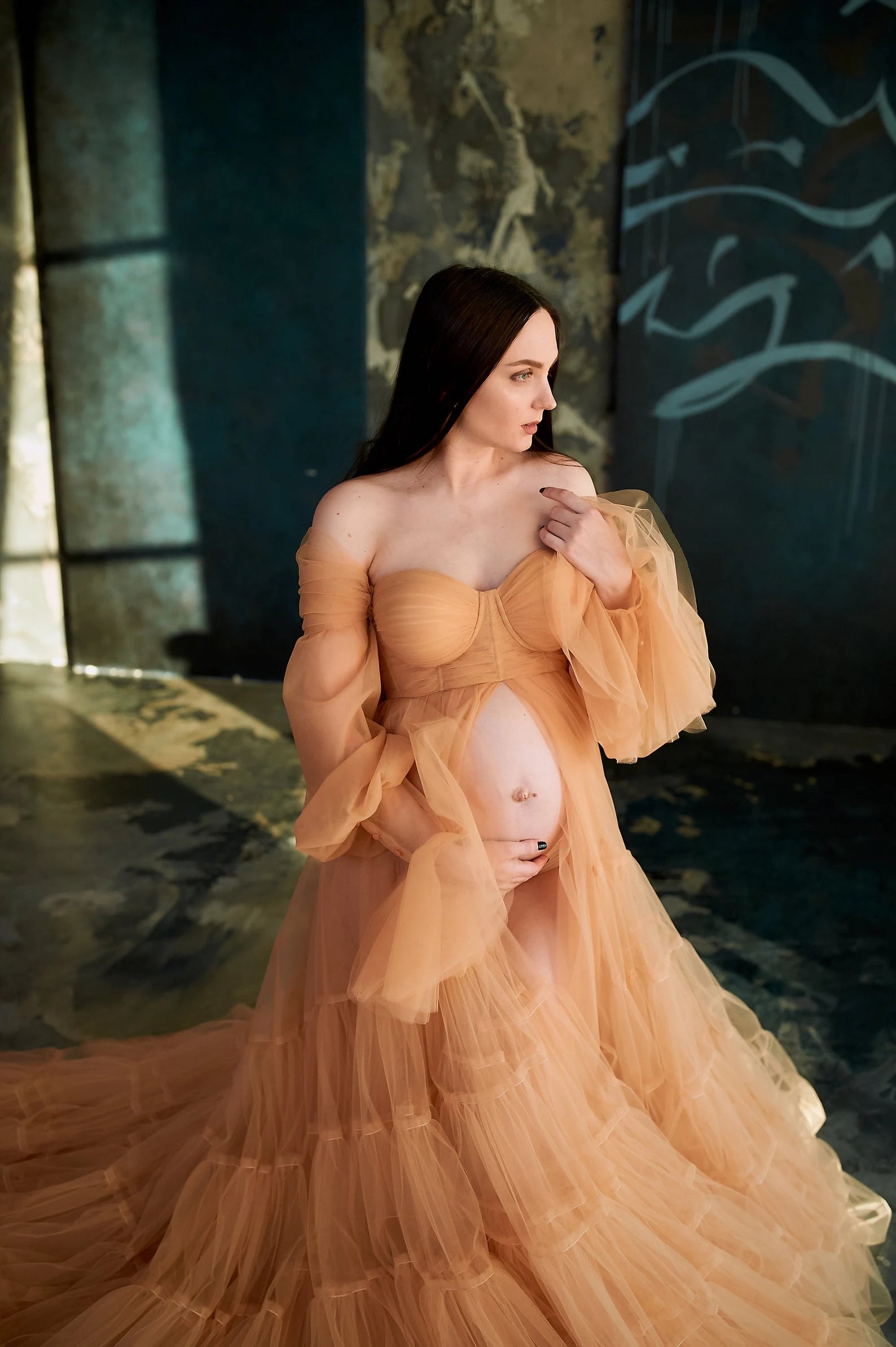 Tulle. Dress Maternity