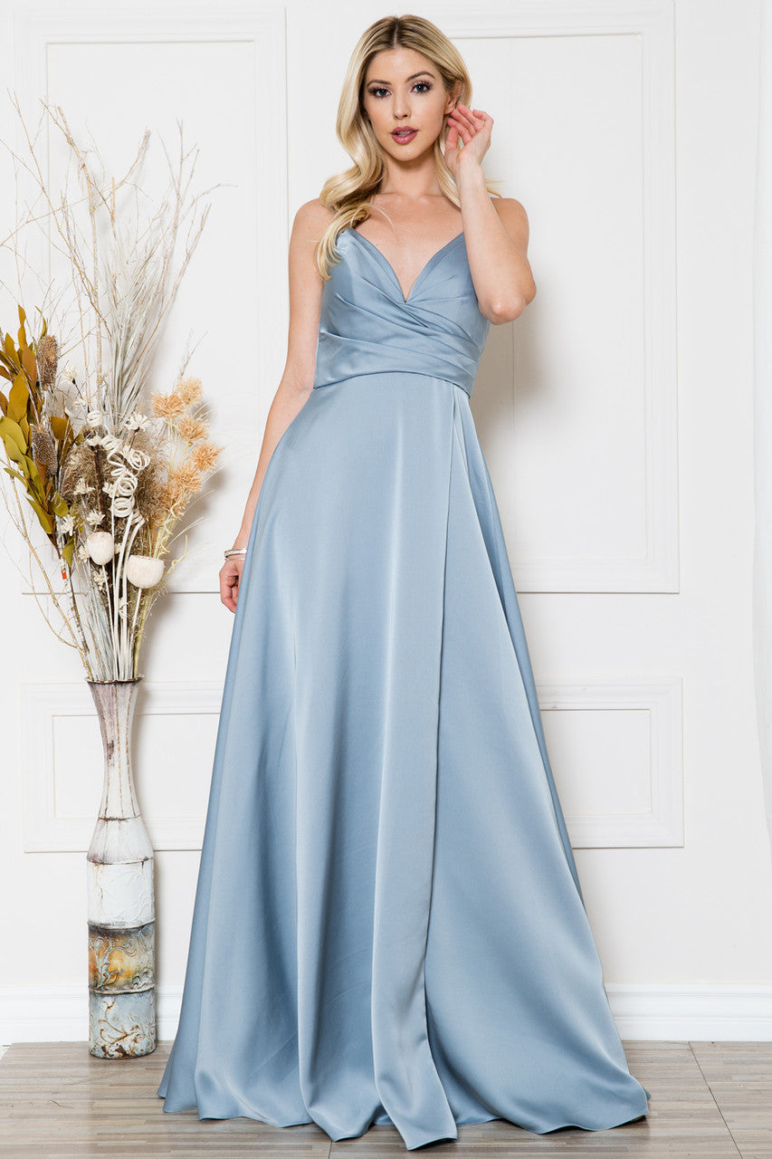 Vintage Blue bridesmaid dress