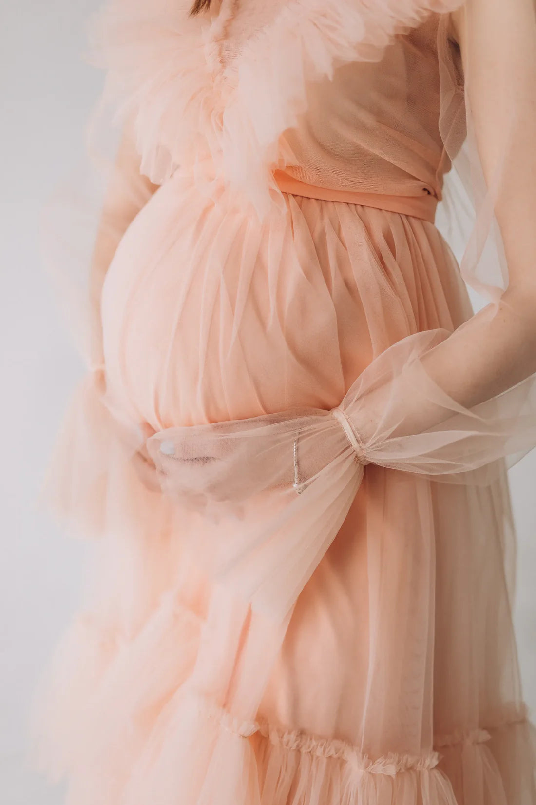 Cuddly pregnancy dress