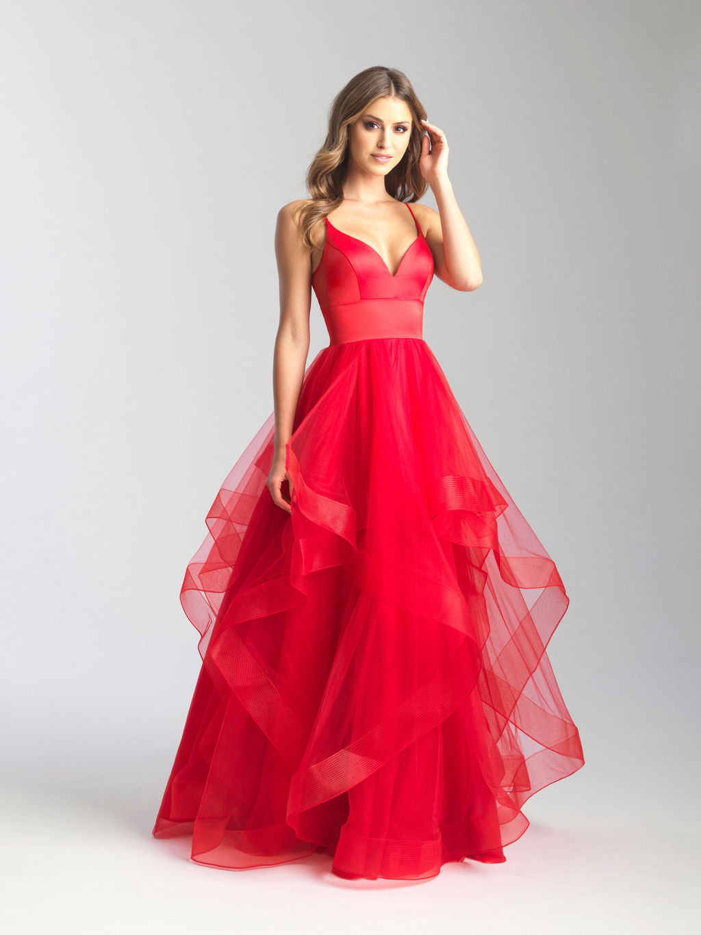 tulle prom gown​