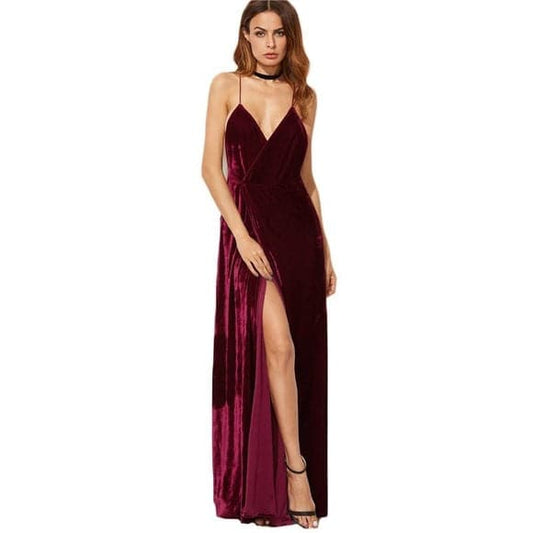 Robe de Soirée Formelle en Velours