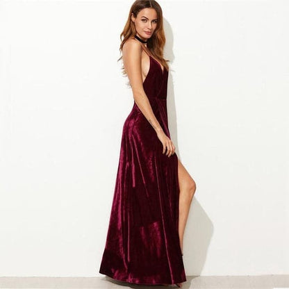 Robe de Soirée Formelle en Velours