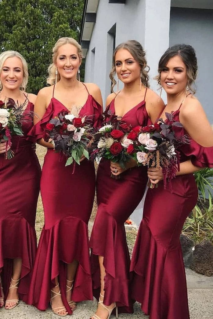 high low bridesmaid dress