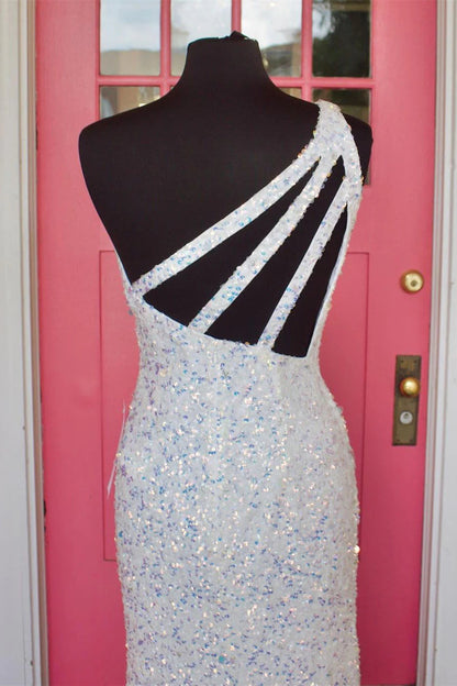 Robe longue à sequins, coupe cintrée, robes de bal VMP106