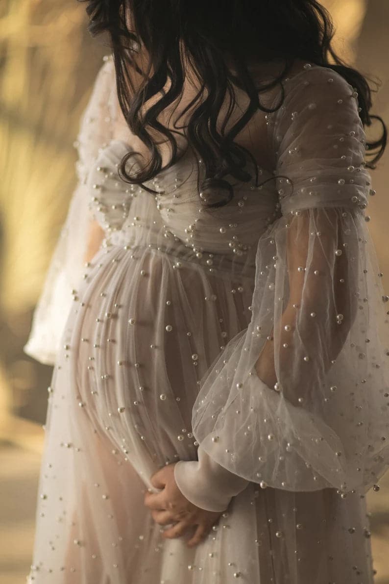 pearl maternity dress