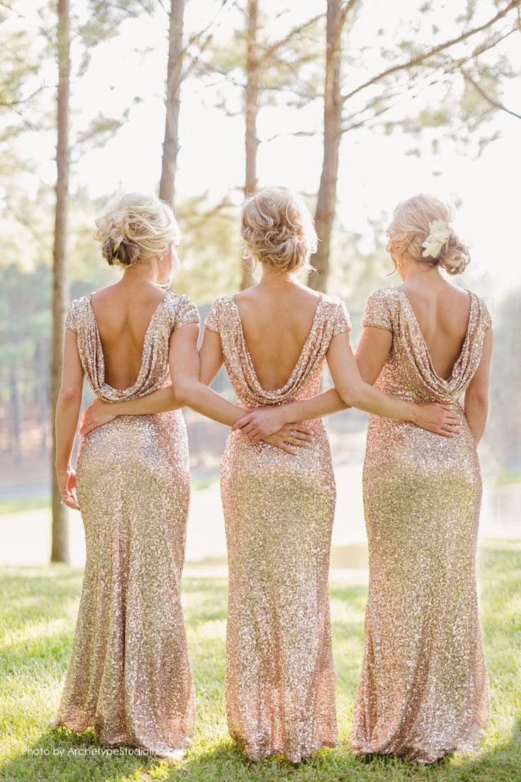 open back bridesmaid dresses
