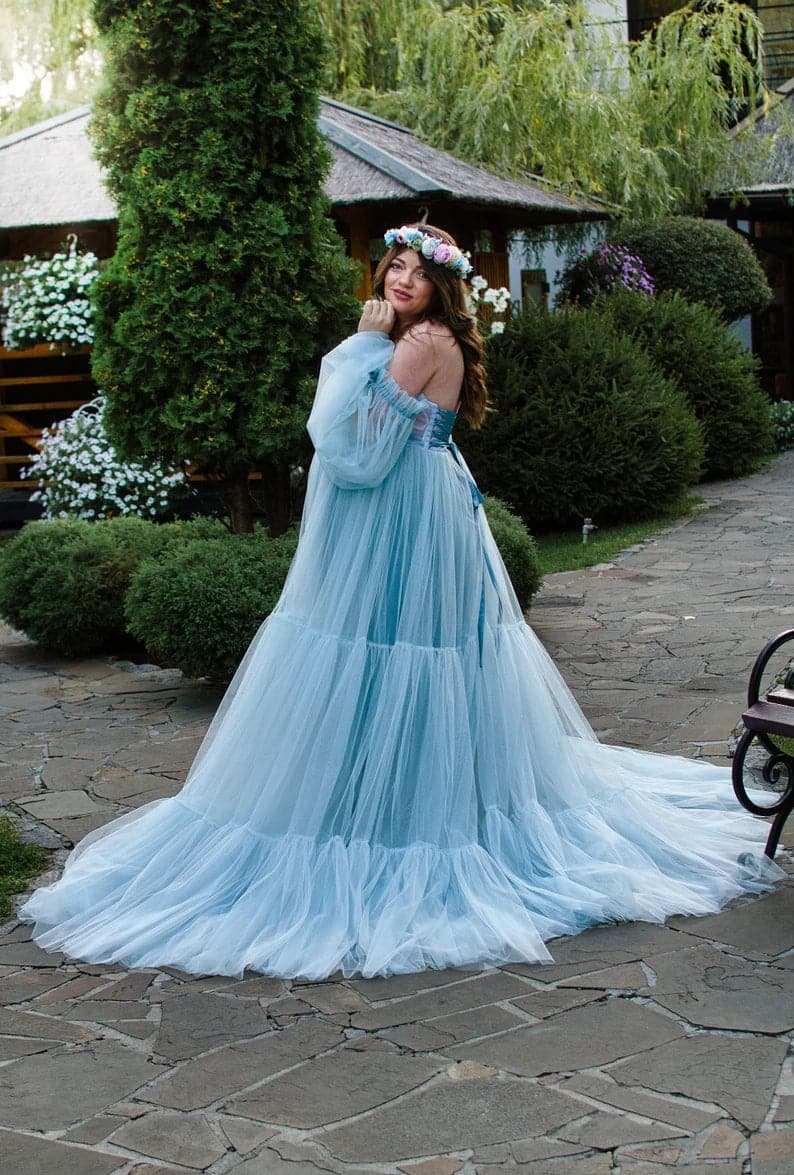 Tulle Maternity Dress