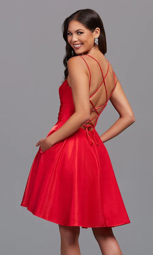 backless homecoming dress